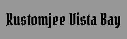 Rustomjee Vista Bay Logo