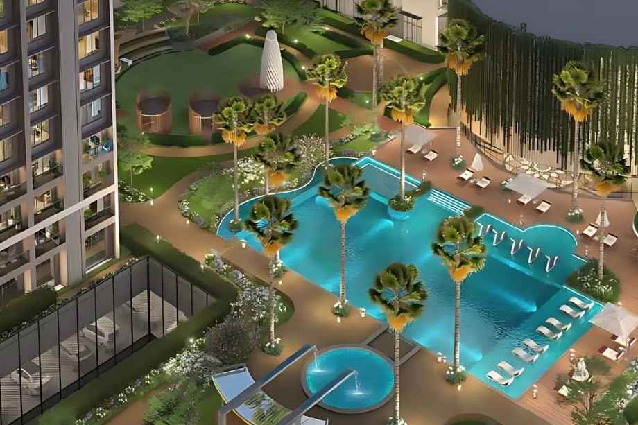 Adani-Airica-Amenities-Swiming-pool-view