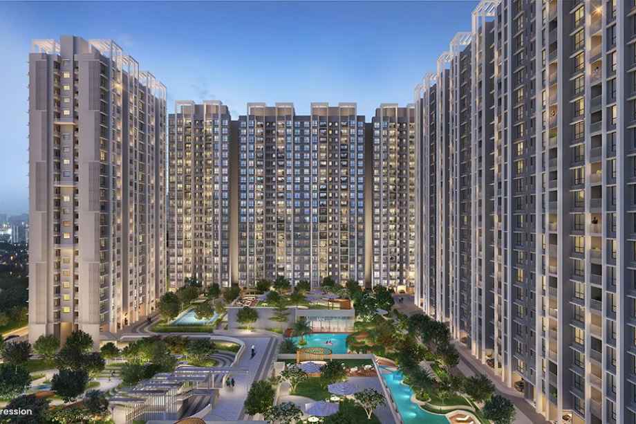 Dosti-Greenscapes-Elevation Image Night