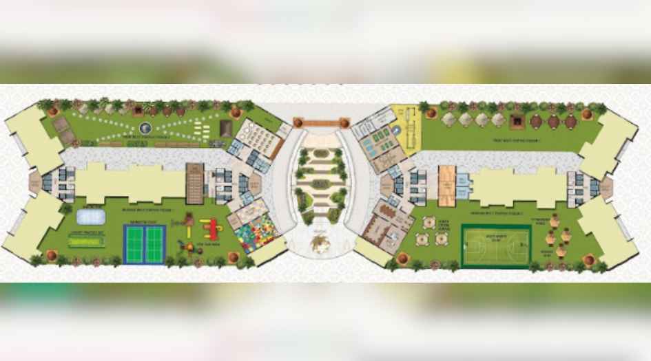 Haware-Bhagwati-Swarajya-Amenities-Podium-layout