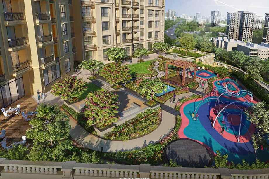 Hiranandani-Castalia-amenities-central-Garden