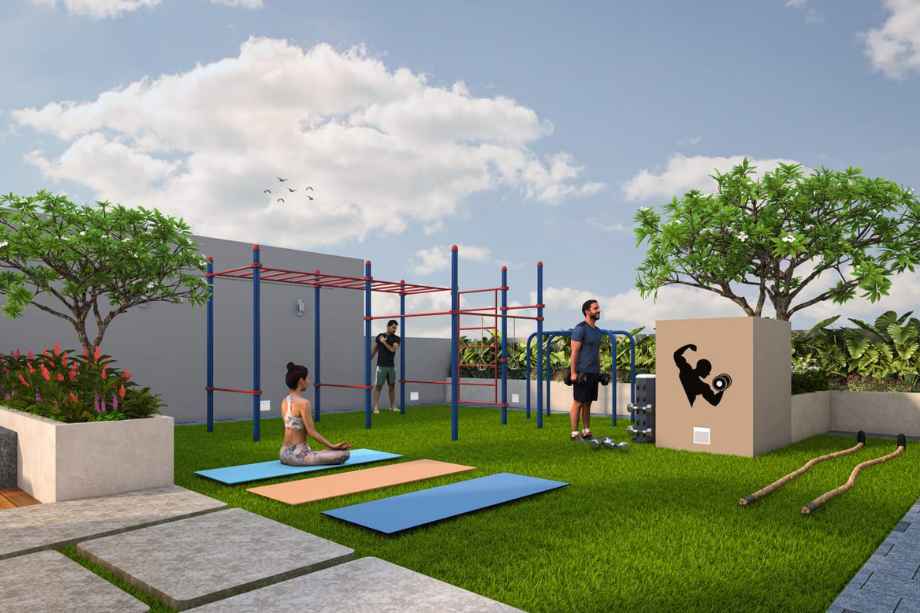 Ravima-Newton-Homes-Mundhwa-Amenities-Open-Gym&Yoga-area