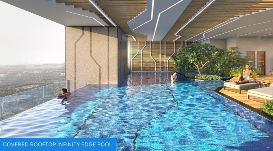 Nirman-Nirvana-Amenities-Covered-rooftop-infinity-edge-pool