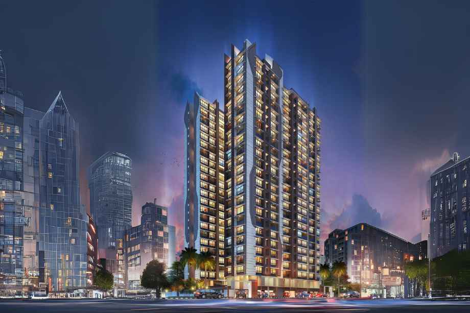 Sagar-Soham-Heights-Elevation-Night