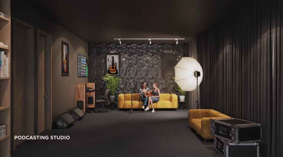 Saheel-Itrend-Palacio-podcasting-studio