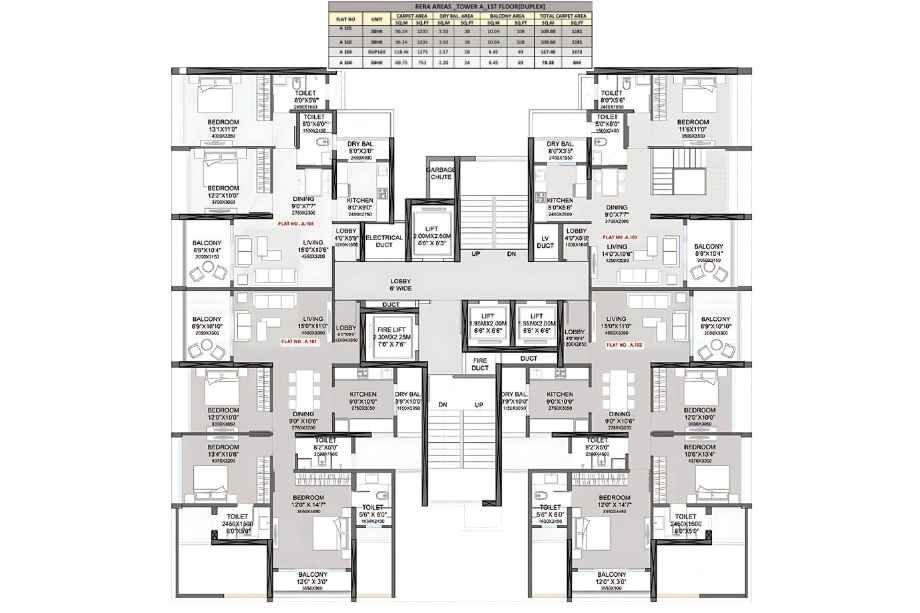 Holystico-Astrana-Floor-Plan-Tower-A-B-Duplex