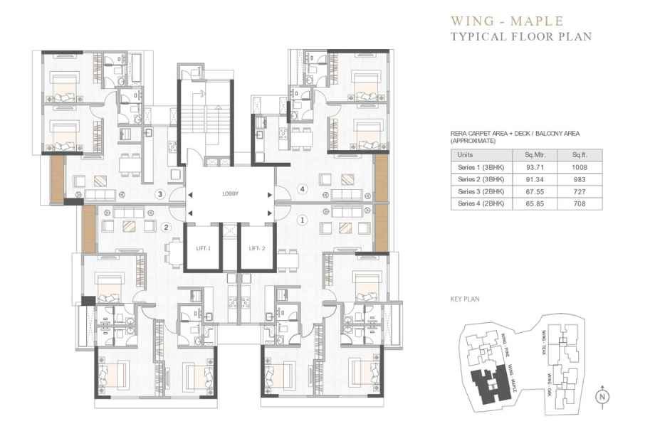 Courtyard-Kalina-WING -Maple-Floor-Plan