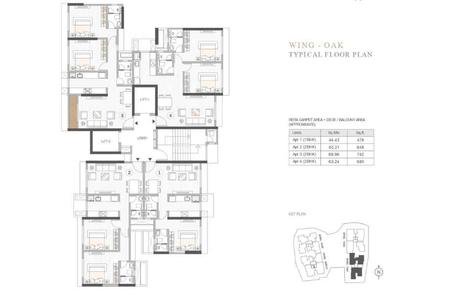 Courtyard-Kalina-WING-OAK-Floor-Plan