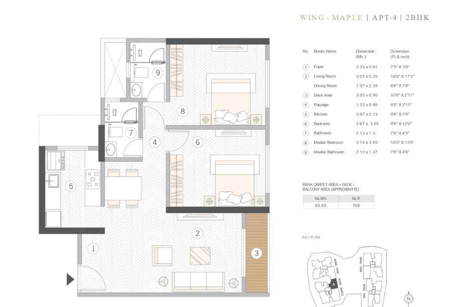 Courtyard-Kalina-Floor-Plan-2-BHK-708-sqft