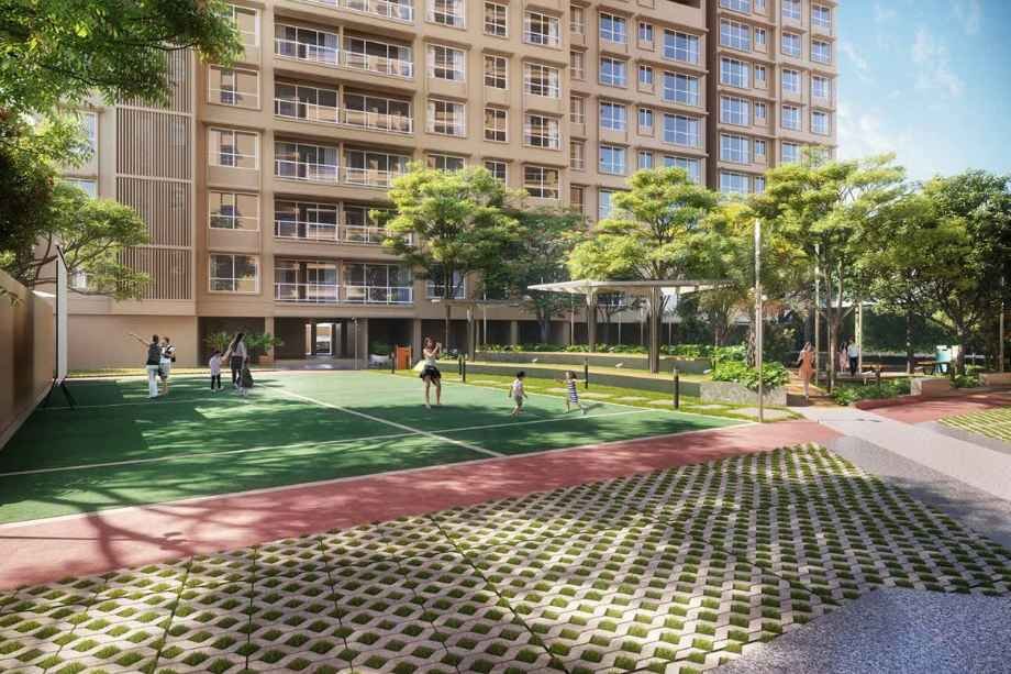 Courtyard-Kalina-Amenities-open-Ampitheatre-volleyball-court