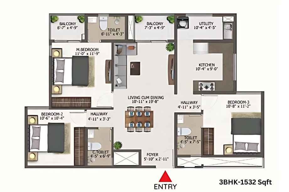 3 BHK