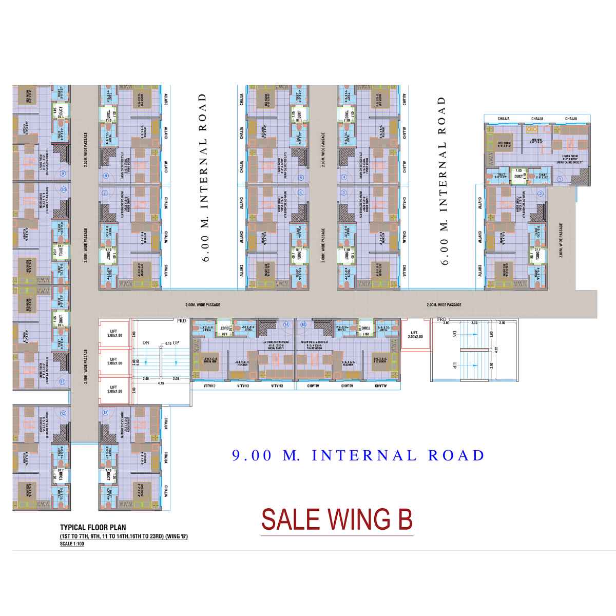 Sheetal-Uptown-Floor-Plan-B wing-Typical