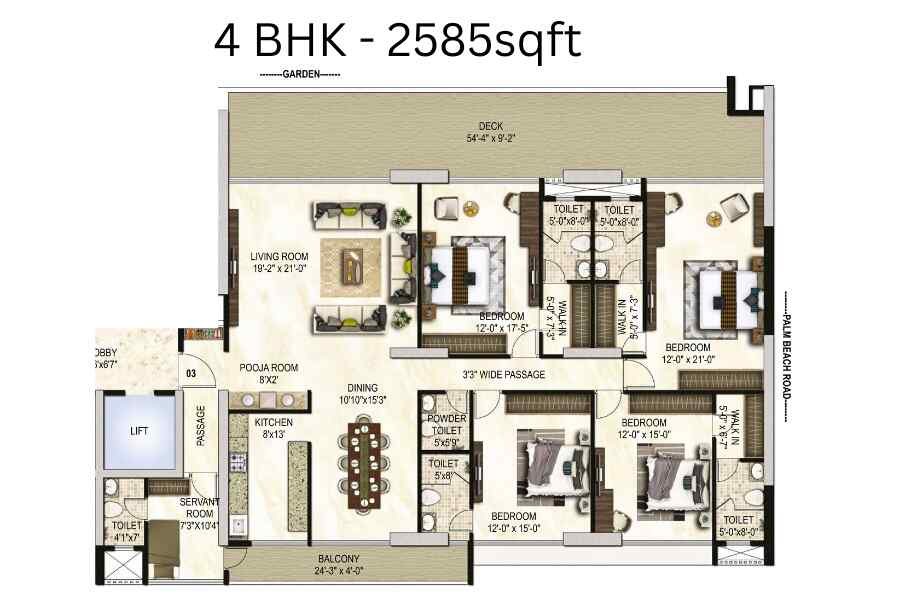 One-Akshar-Unit-Plan-4-BHK-Sanpada