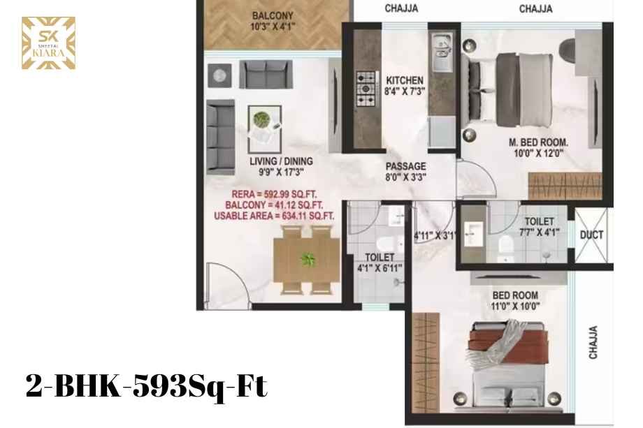 Sheetal-Kiara-2-BHK-593Sq-Ft