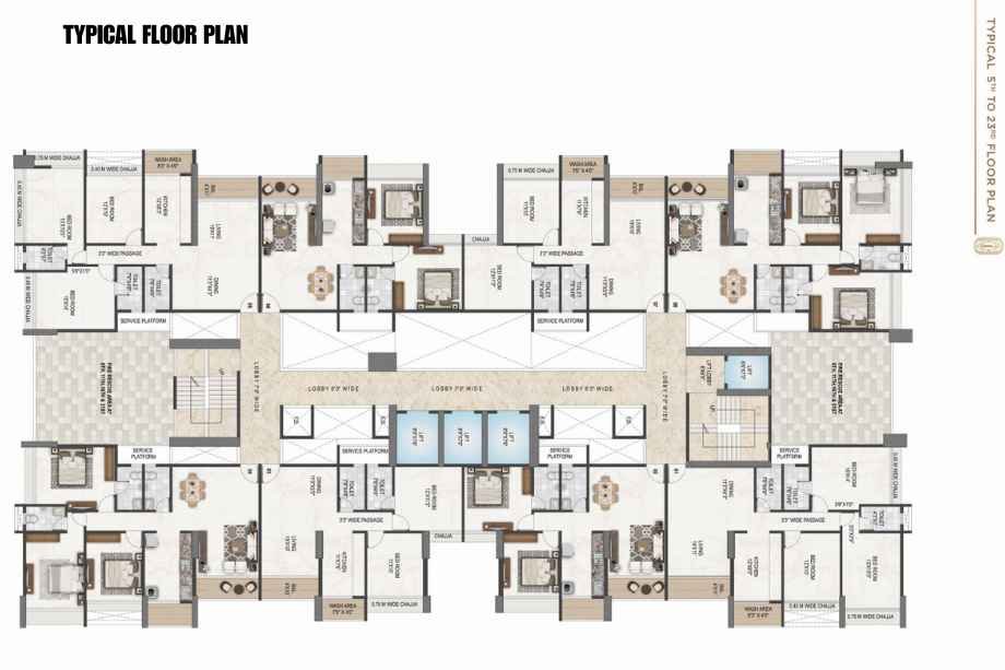 One-Luxuria-Typical-Floor-Plan