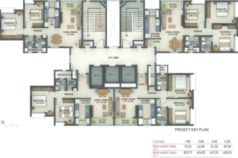 Tata-Amantra-Floor-Plan-Type-F-Tower-A