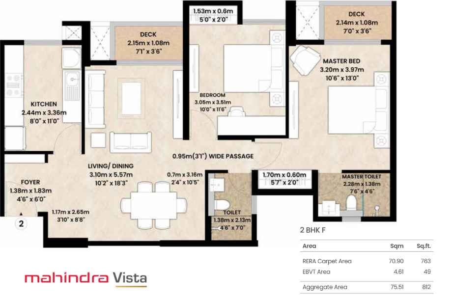 Mahindra-Vista-2-BHK-812-Sqft