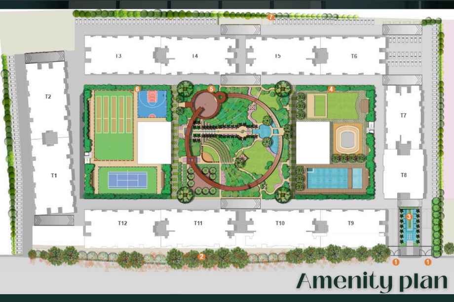 Kohinoor-Central-Park-Amenities-Plan