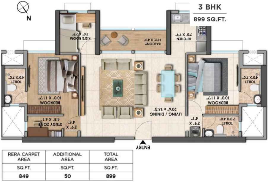 Chandak-Greenairy-3-BHK-899-Sqft