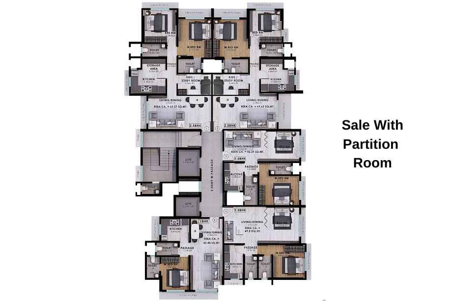 Nandivardhan-Fortuna-Blue-Floor-Plan-Sale-With-Partition-Room