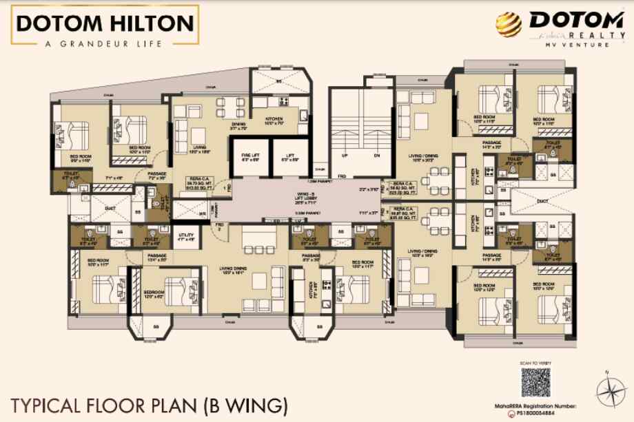 Dotom-Hilton-B-wing-Floor-plan