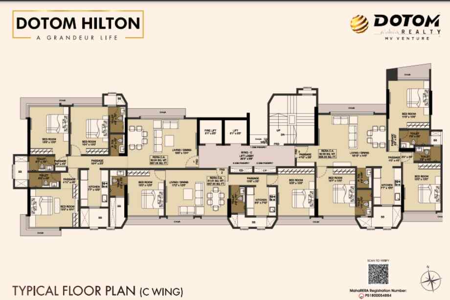 Dotom-Hilton-C-wing-Floor-plan