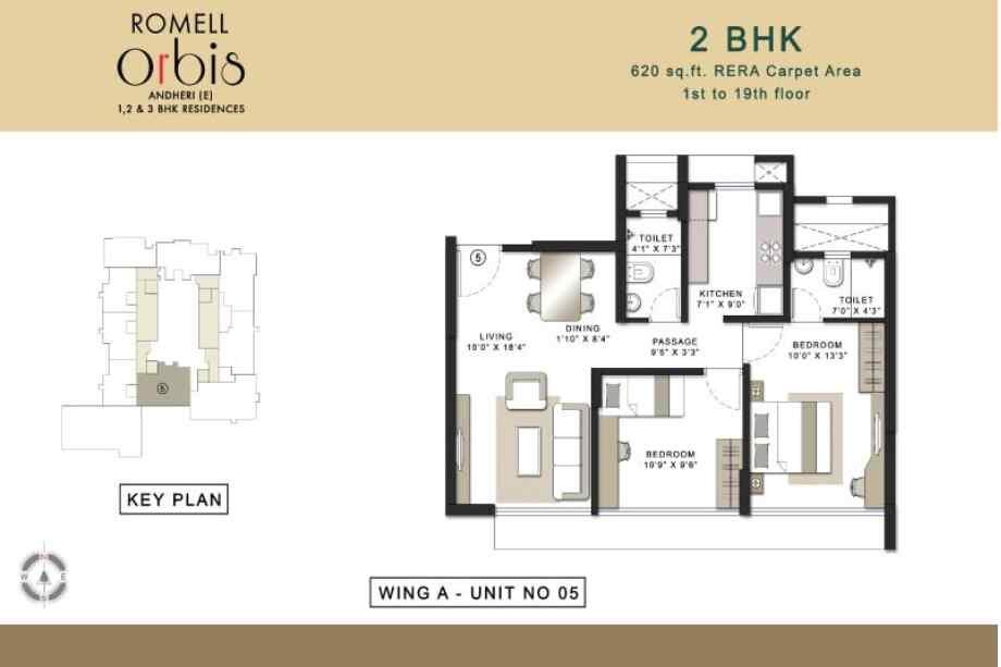 Romell-Orbis-2-BHK-620-sqft