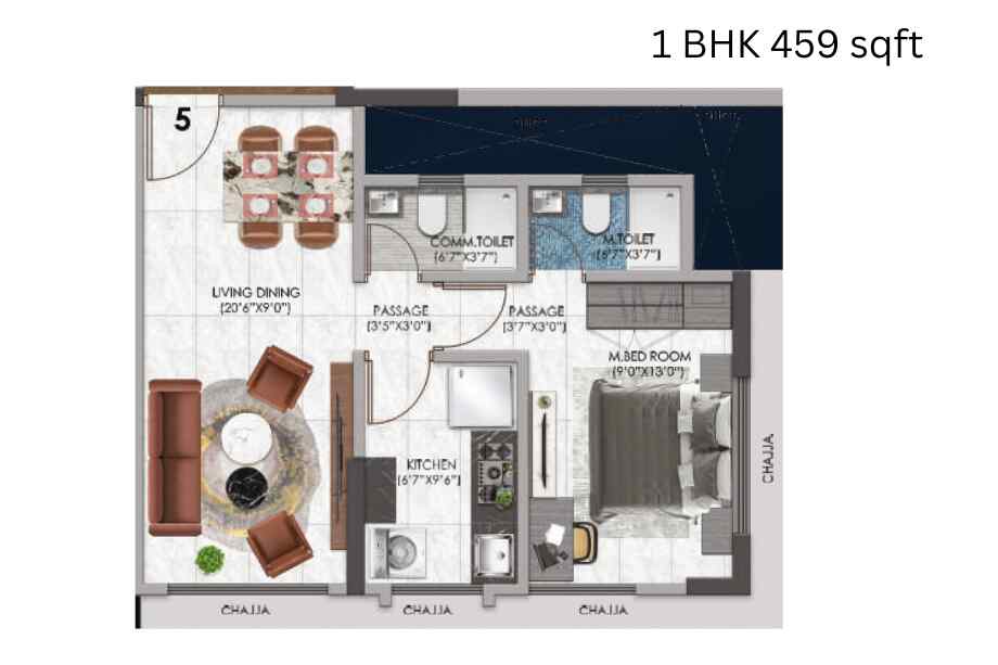 Sanghvi-Horizon-1-BHK-459-sqft