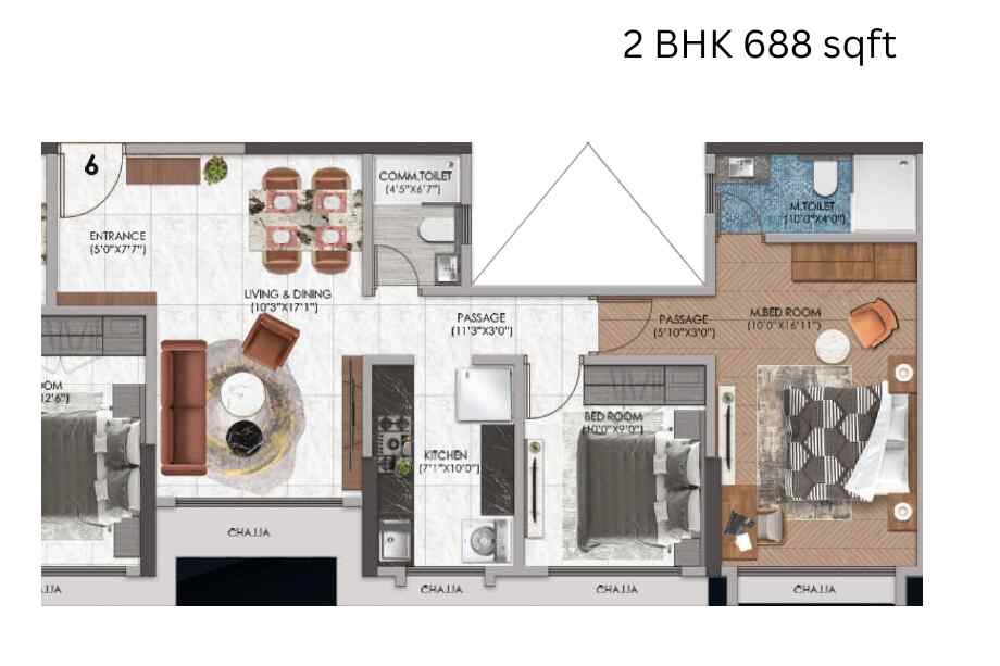 Sanghvi-Horizon-2-BHK-688-sqft