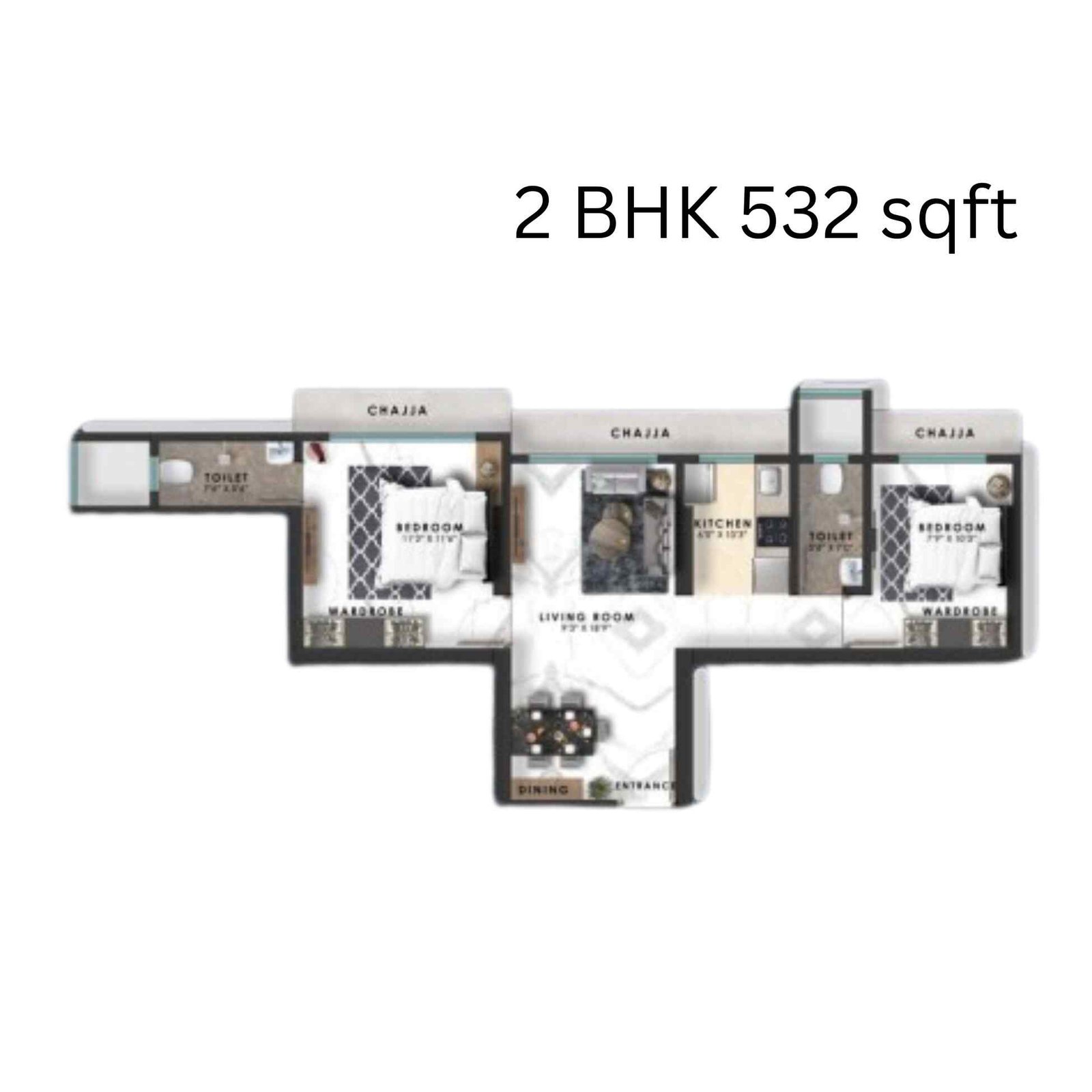 Gurukrupa-Shiv-Sagar-2-BHK-532 sqft