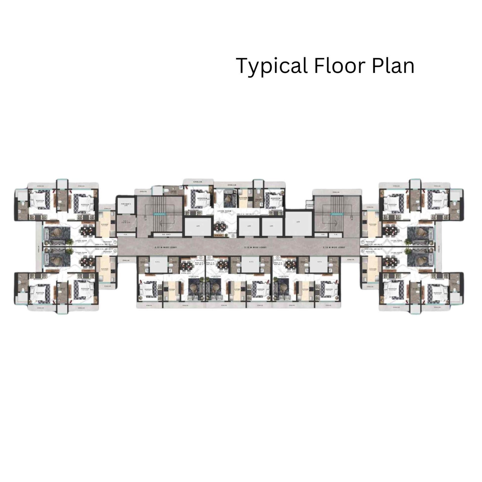 Gurukrupa-Shiv-Sagar-Typical-Floor-plan