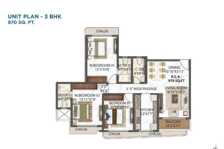 Vaswani-Vista-One-2-BHK-970-sqft