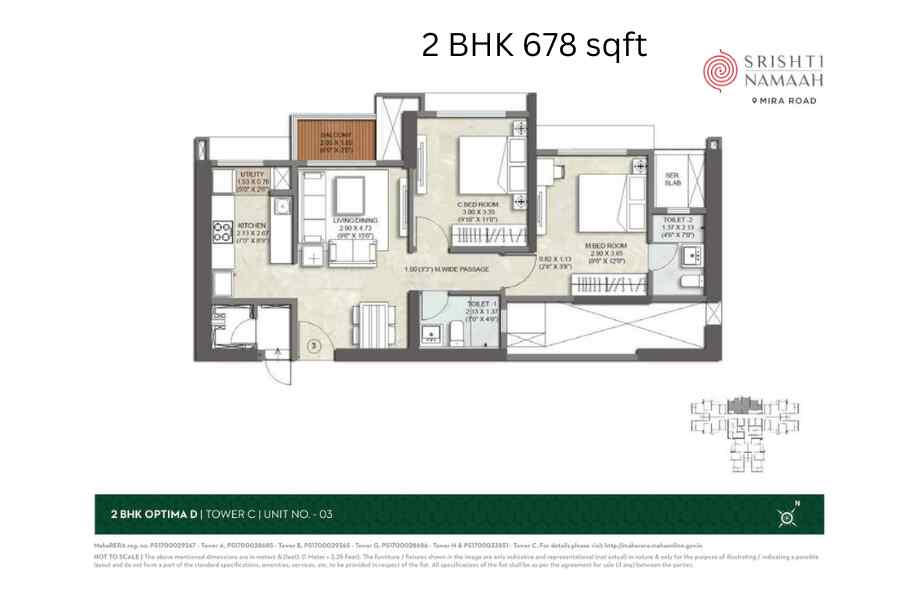 Kalpataru-Srishti-Namaha-2-BHK-678-sqft