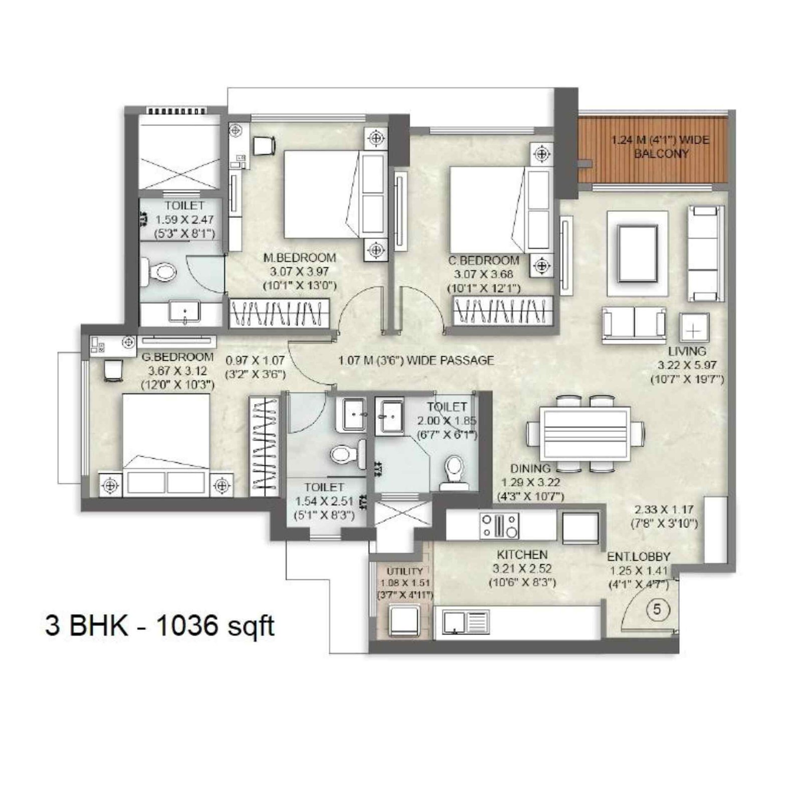 Kalpataru-Vienta-3-bhk-1036-sqft