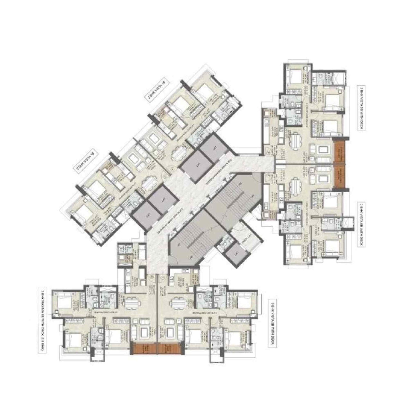 Kalpataru-Vienta-Typical-floor-plan