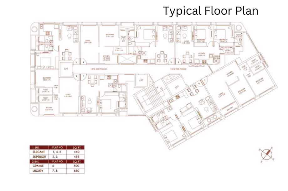 Platinum-53-West-Typical-floor-Plan