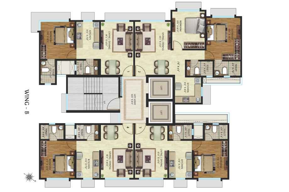 Crescent-Nexus-Floor-Plan-Wing-B