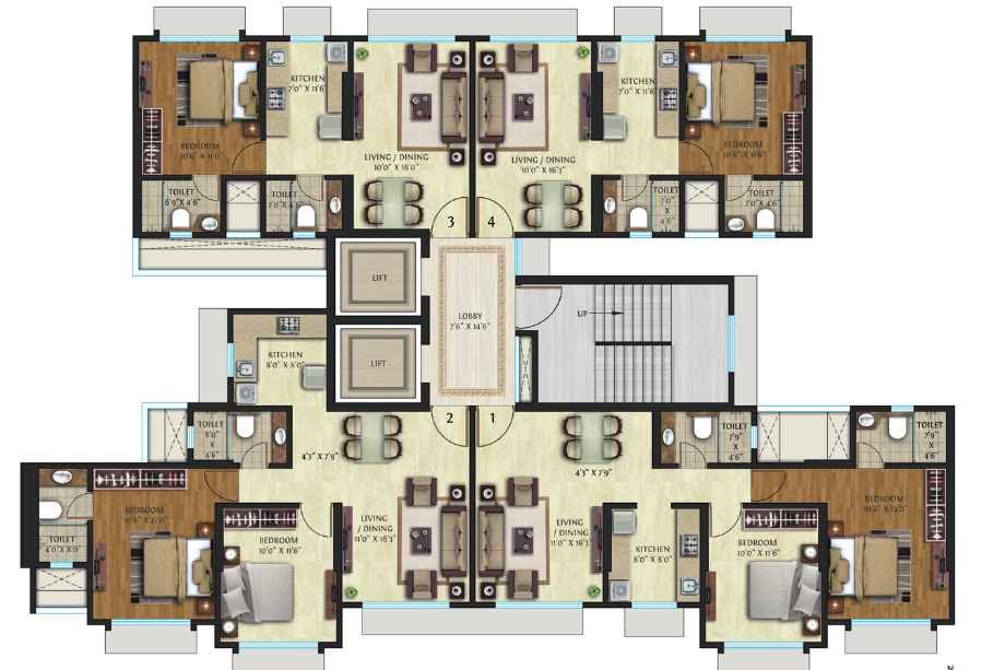 Crescent-Nexus-Floor-Plan-Wing-D