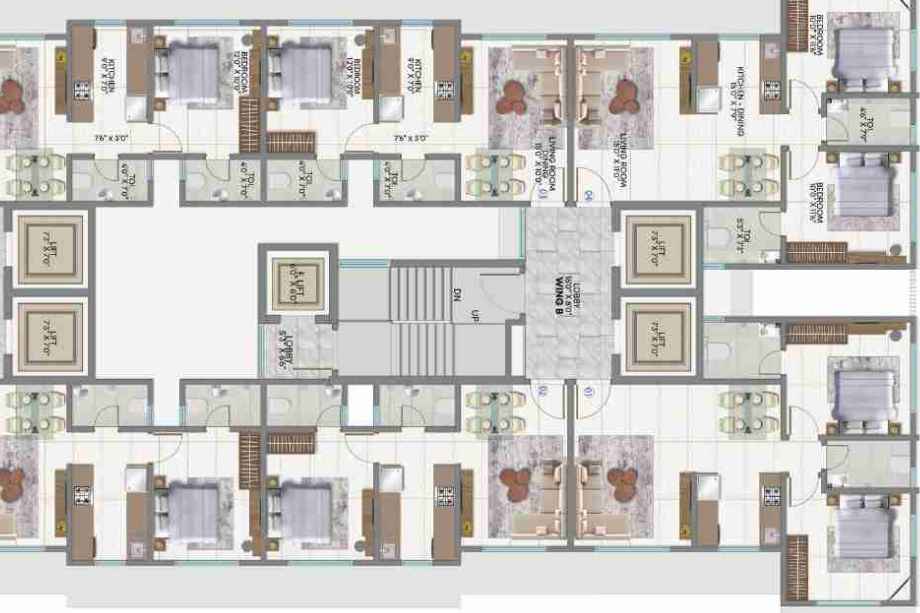 Crescent-Silverwoods-Floor-Plan-B-Wing