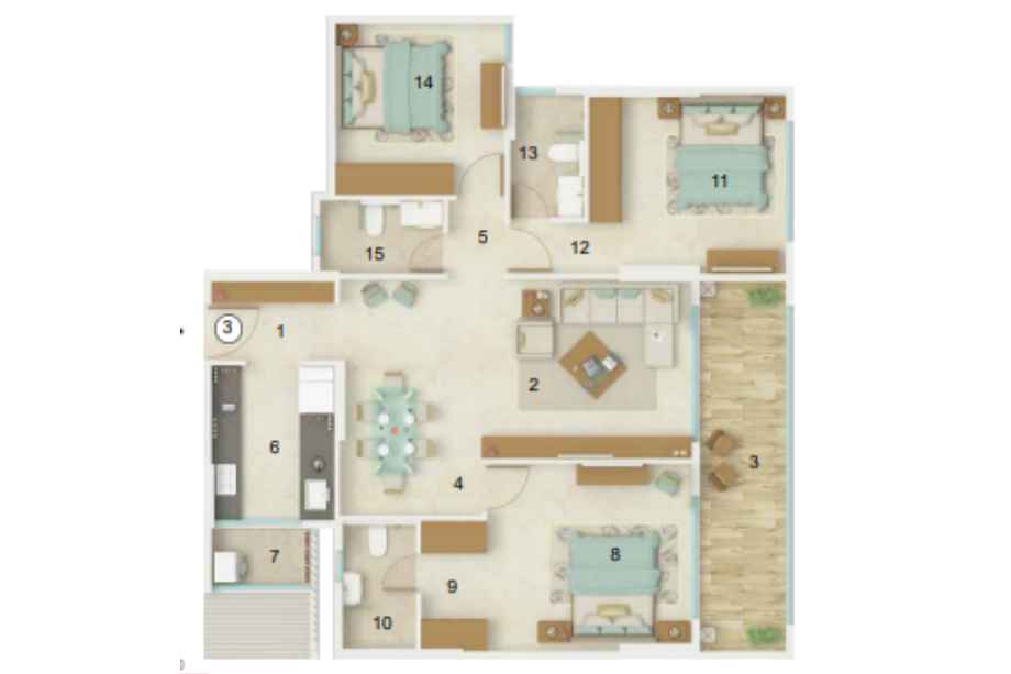 Luma-2BHK-Wing-B