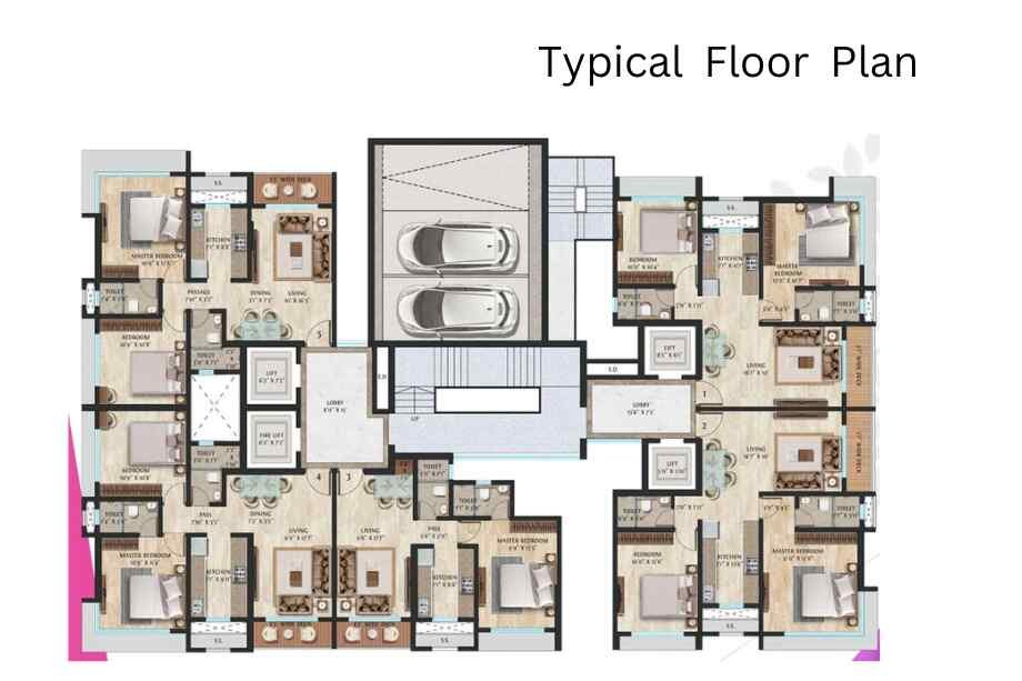 Modirealty-Vatvriksh-Typical-Floor-Plan