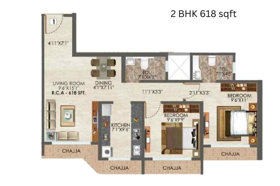 36-Allure-2-BHK-618-sqft