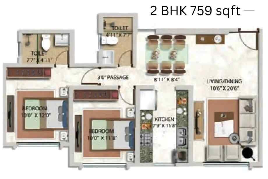 Kolte-Patil-Verve-2-BHK-759sqft