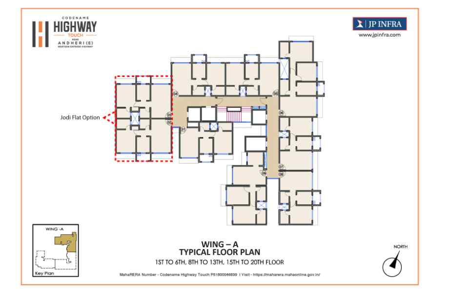 JP-infra-Highway-touch-Wing-A-Typical-Floor-Plan