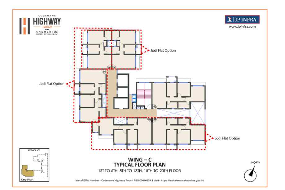 JP-infra-Highway-touch-Wing-C-Typical-Floor-Plan