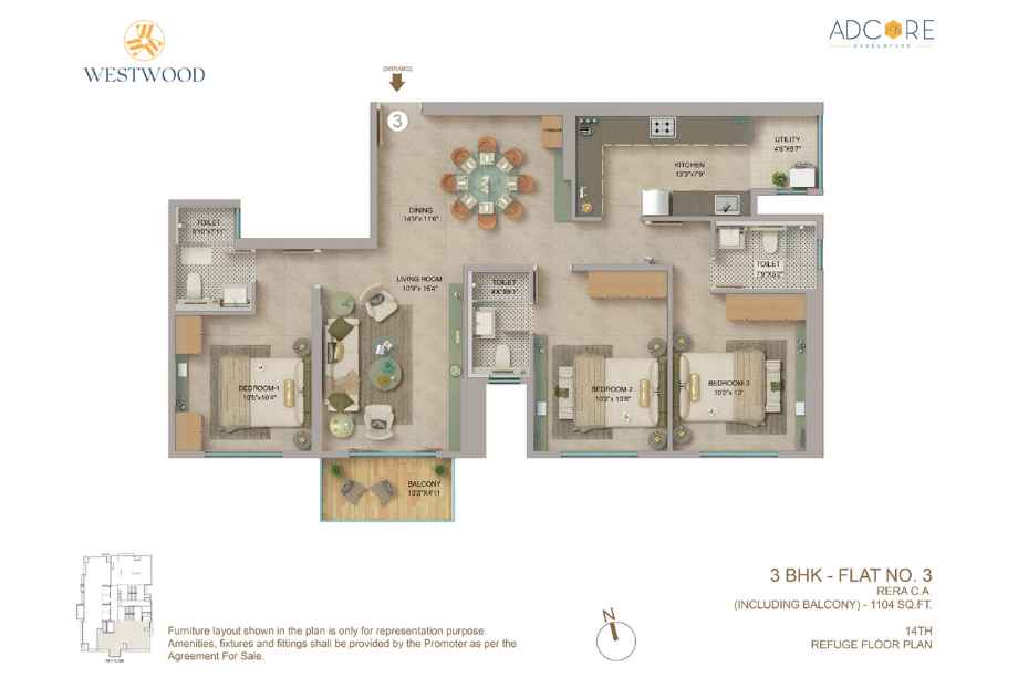 Weswood-3-BHK-1104-Sq.ft (2)