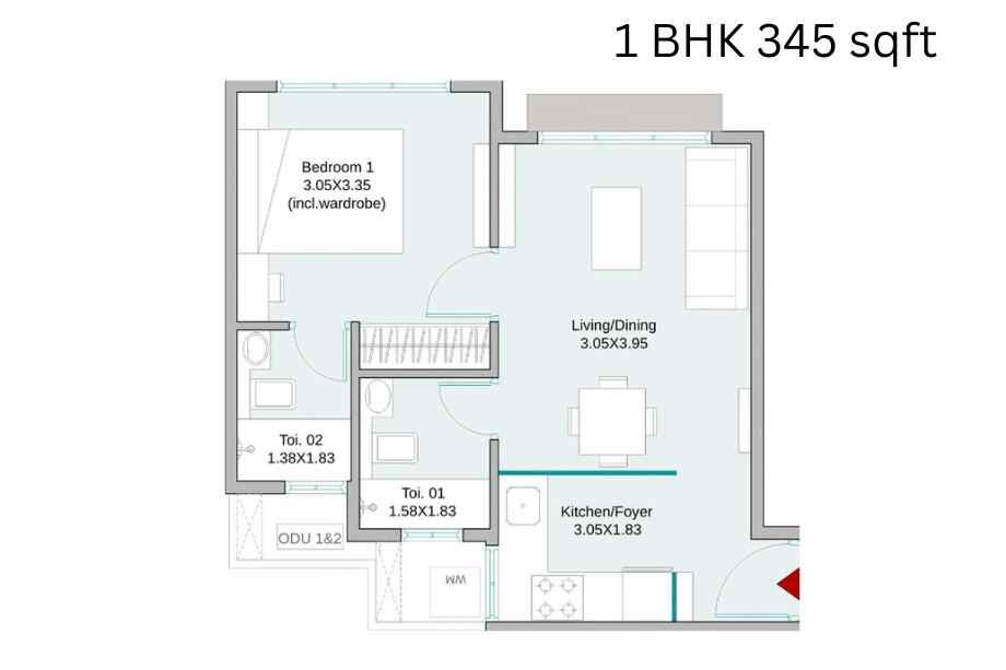 Keemaya-UK-Iona-1-BHK-345-sqft