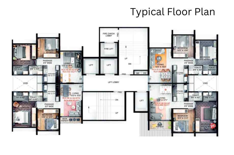 Unique-One-Typical-Floor-Plan