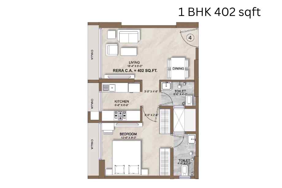 Aim-Paradise-1-BHK-402-sqft