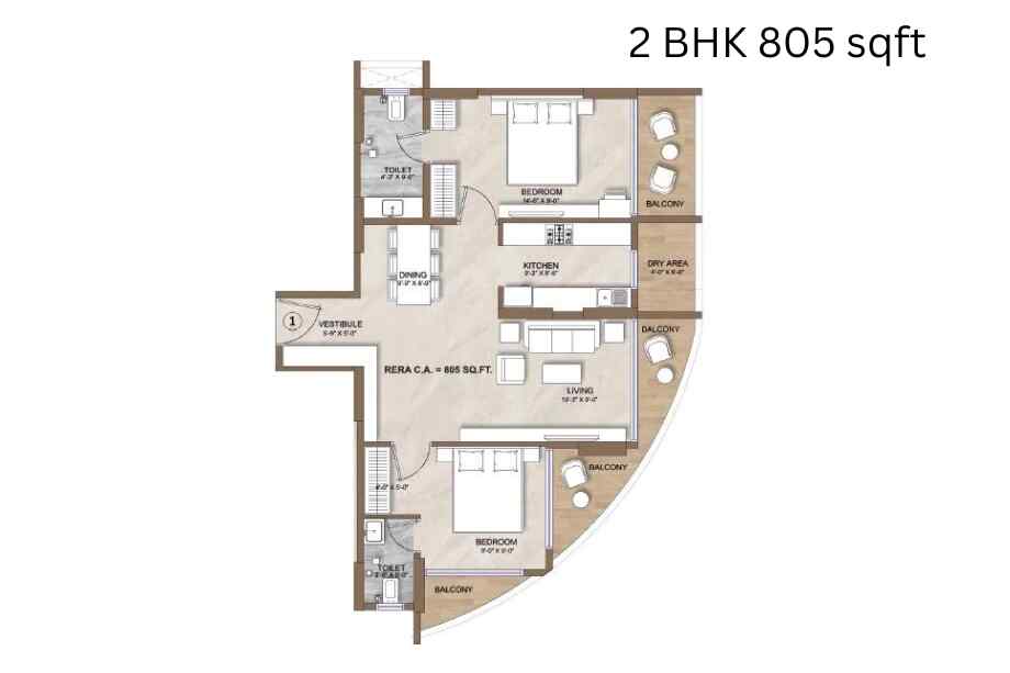 Aim-Paradise-2-BHK-805-sqft